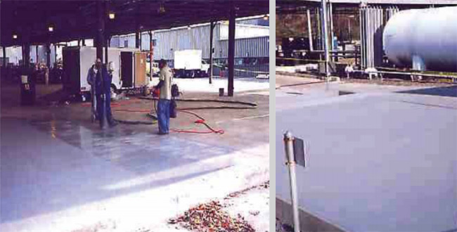 Secondary Containment for Hazardous Waste Drum Storage Pads